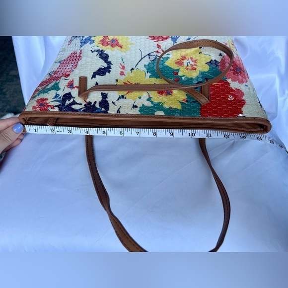 Nine West It Girl Sequin Floral Tote Purse - Picture 13 of 14